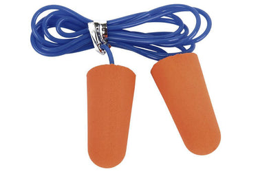 Cofan – Tapones Auditivos con Cuerda | Pack de 10 o 50 Unidades (5 o 25 Pares) | Desechables | SNR 36 dB